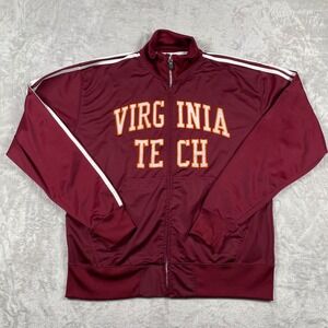 Virginia‎ Tech Hokies Sports In Motion Maroon Track Jacket Men XL